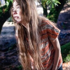 ERICA TANOV Rilke Jacket In Sequin Stripe Tapestry Nubby Tweed Lined in Silk 2 M